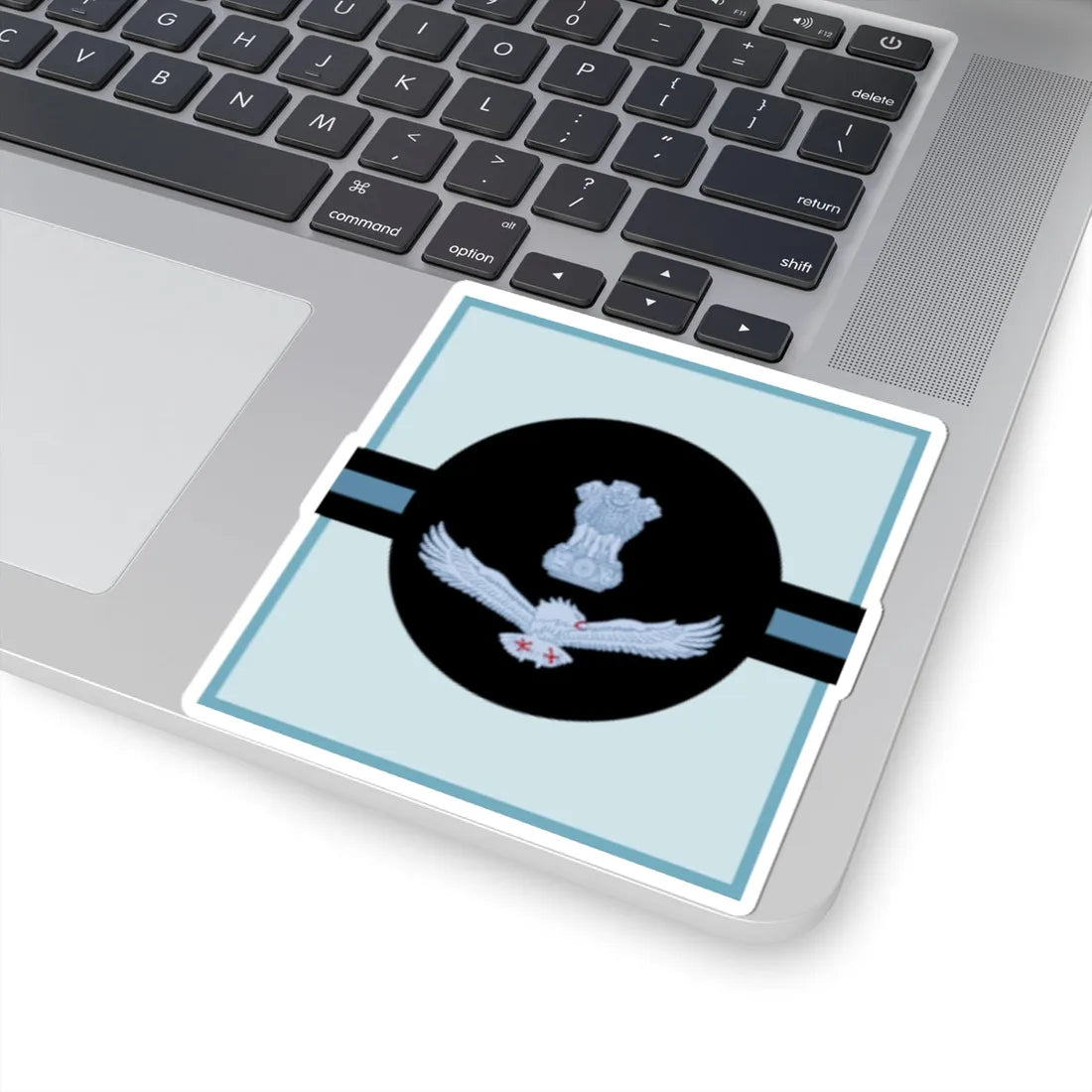 India Air OR 9 (India) (Military Rank) STICKER Vinyl Kiss-Cut Decal - The Sticker Space