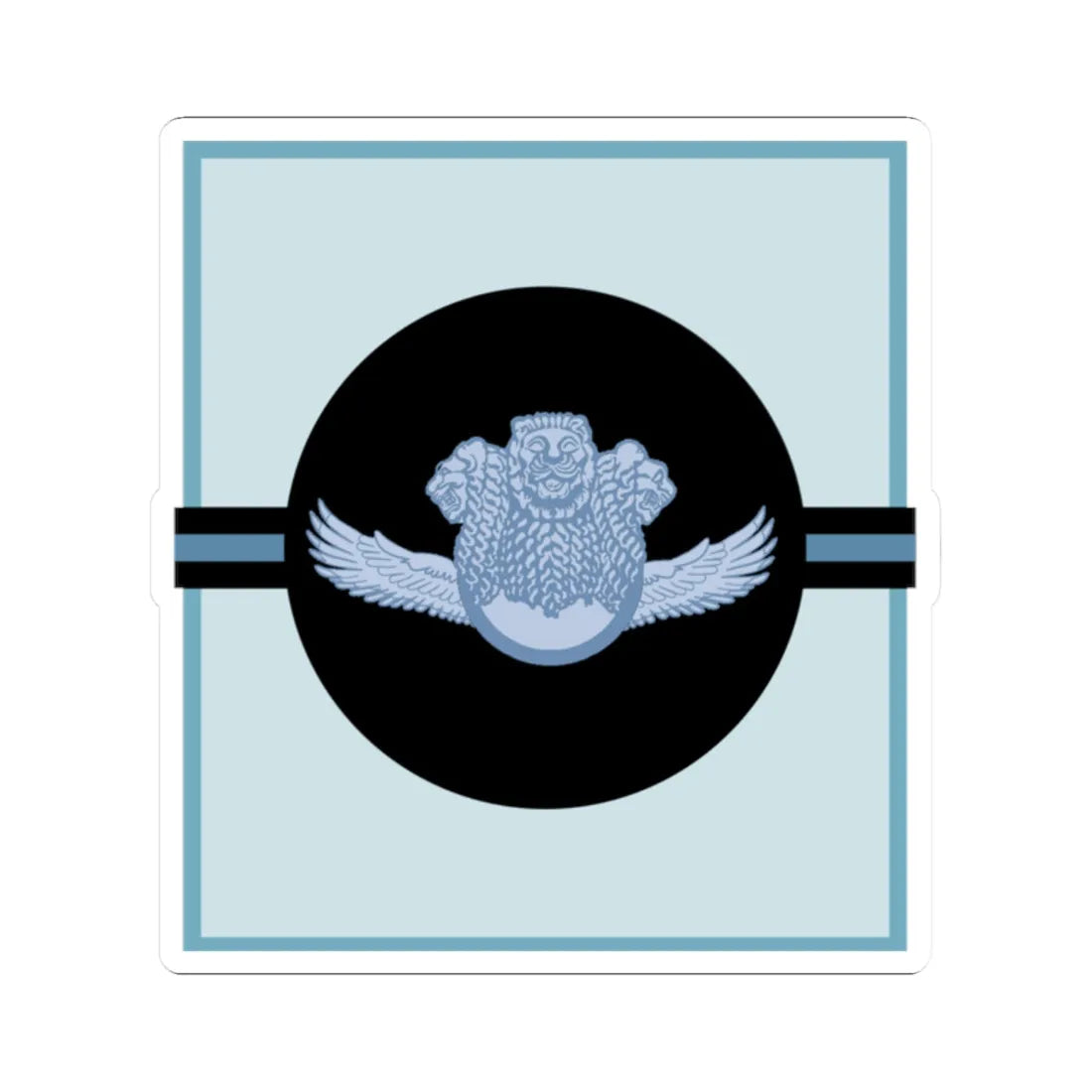 India Air OR 9 old (India) (Military Rank) STICKER Vinyl Kiss-Cut Decal 2 Inch White - The Sticker Space