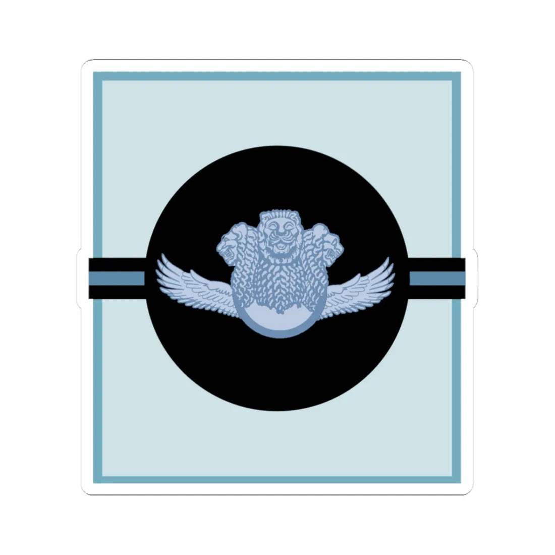 India Air OR 9 old (India) (Military Rank) STICKER Vinyl Kiss-Cut Decal 3 Inch White - The Sticker Space