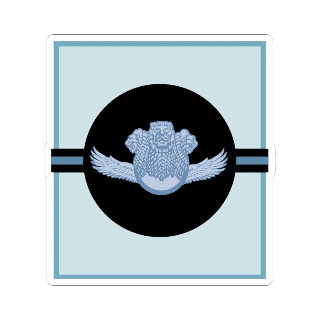 India Air OR 9 old (India) (Military Rank) STICKER Vinyl Kiss-Cut Decal 4 Inch White - The Sticker Space