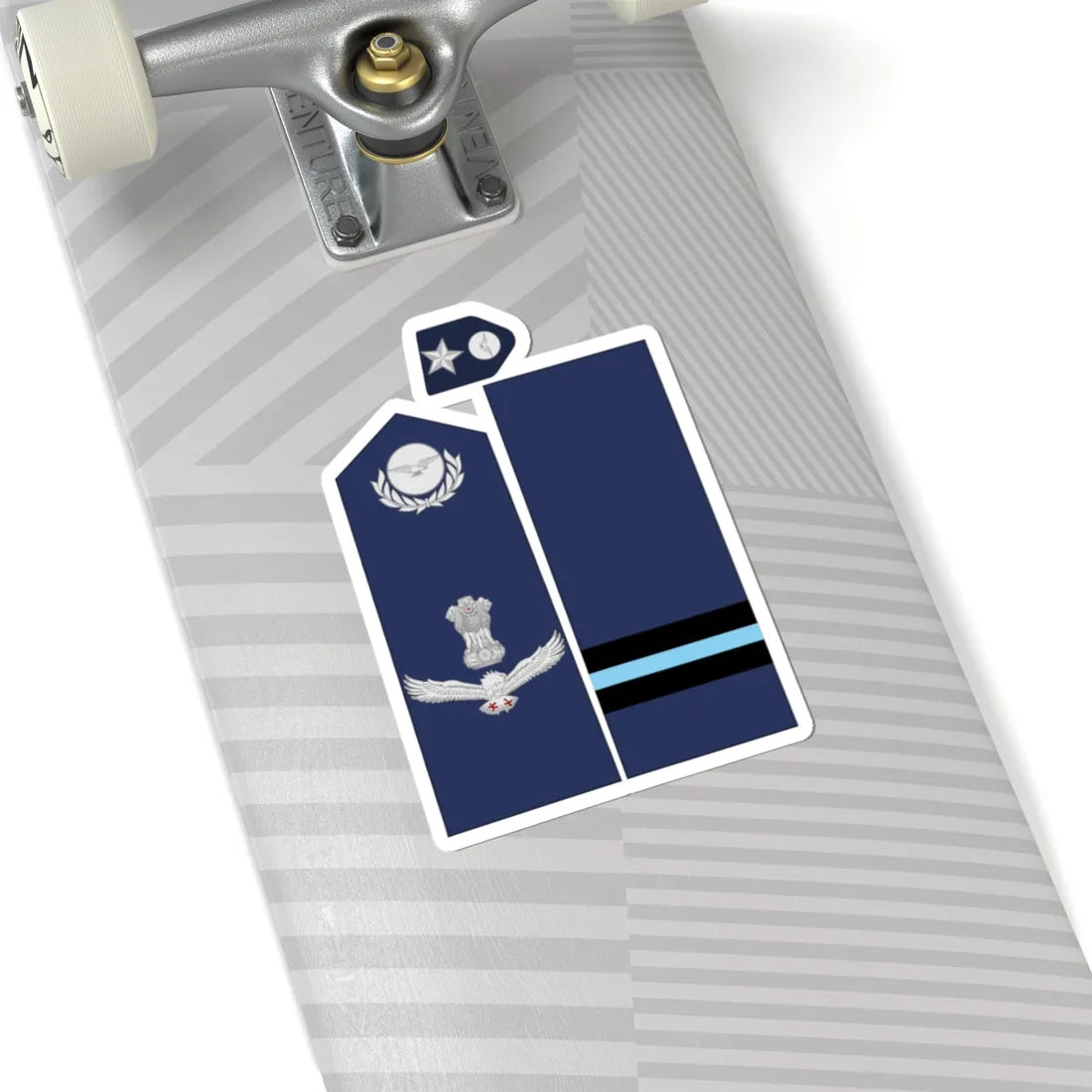 India AirForce OF 6 collected (India) (Military Rank) STICKER Vinyl Kiss-Cut Decal - The Sticker Space