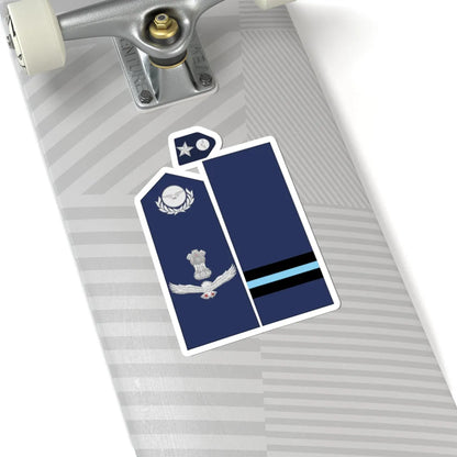 India AirForce OF 6 collected (India) (Military Rank) STICKER Vinyl Kiss-Cut Decal - The Sticker Space