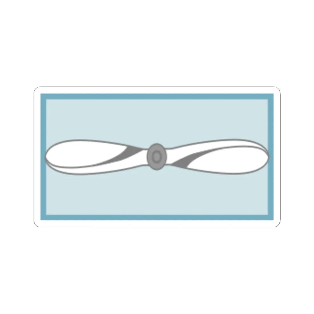 India AirForce OR 2 (India) (Military Rank) STICKER Vinyl Kiss-Cut Decal 6 Inch White - The Sticker Space