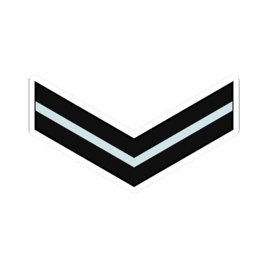 India AirForce OR 4 (India) (Military Rank) STICKER Vinyl Kiss-Cut Decal 2 Inch White - The Sticker Space