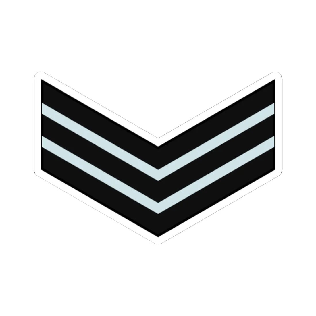 India AirForce OR 6 (India) (Military Rank) STICKER Vinyl Kiss-Cut Decal 6 Inch White - The Sticker Space