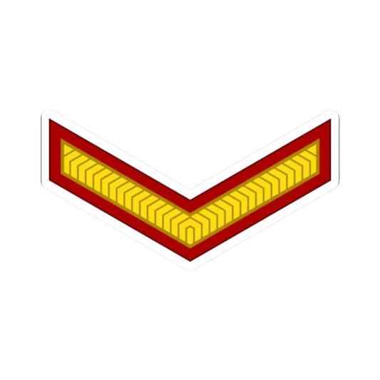 India Army OR 3 (India) (Military Rank) STICKER Vinyl Kiss-Cut Decal 2 Inch White - The Sticker Space