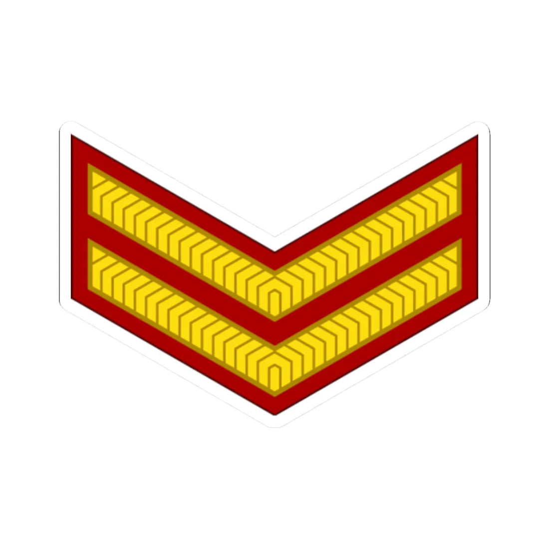 India Army OR 4 (India) (Military Rank) STICKER Vinyl Kiss-Cut Decal 2 Inch White - The Sticker Space