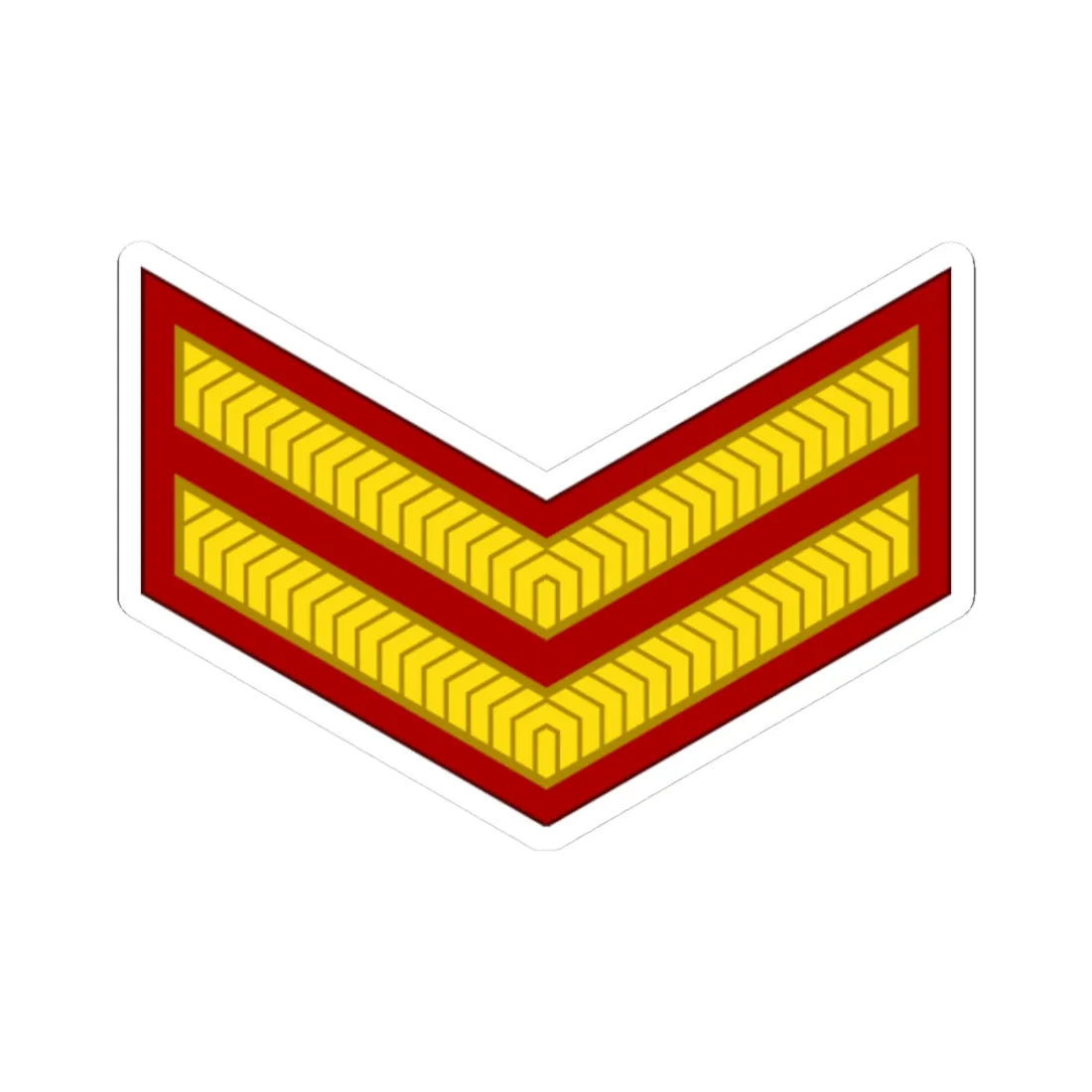 India Army OR 4 (India) (Military Rank) STICKER Vinyl Kiss-Cut Decal 3 Inch White - The Sticker Space