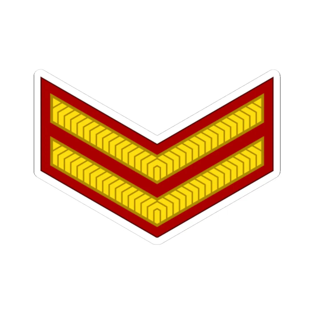 India Army OR 4 (India) (Military Rank) STICKER Vinyl Kiss-Cut Decal 4 Inch White - The Sticker Space