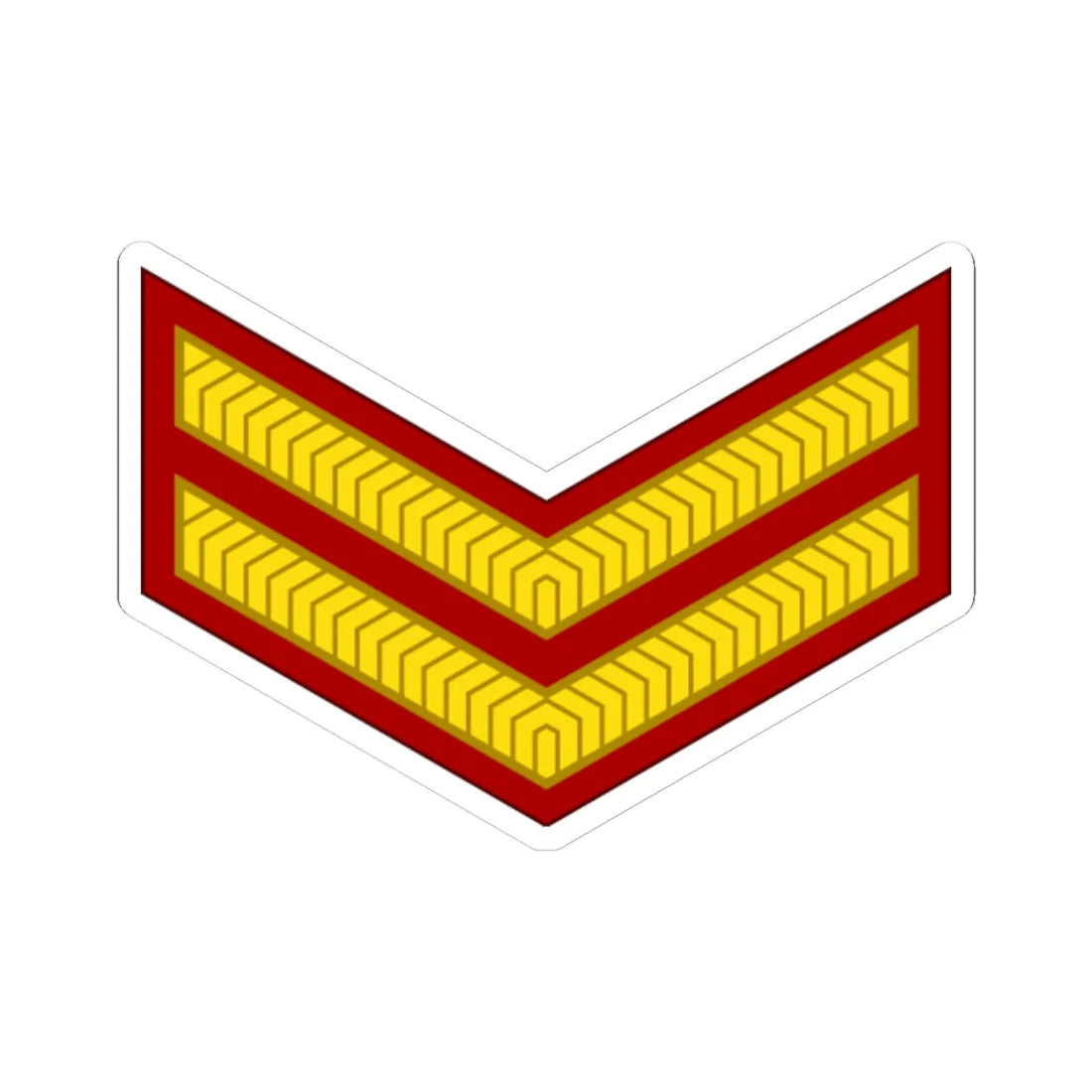 India Army OR 4 (India) (Military Rank) STICKER Vinyl Kiss-Cut Decal 6 Inch White - The Sticker Space