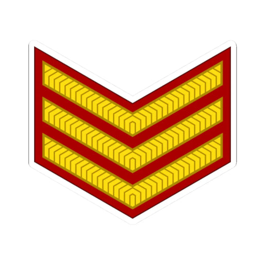 India Army OR 6 (India) (Military Rank) STICKER Vinyl Kiss-Cut Decal 2 Inch White - The Sticker Space