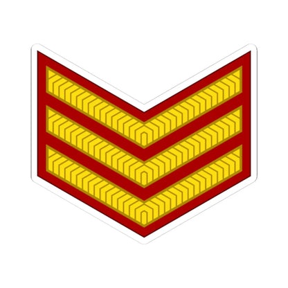 India Army OR 6 (India) (Military Rank) STICKER Vinyl Kiss-Cut Decal 6 Inch White - The Sticker Space