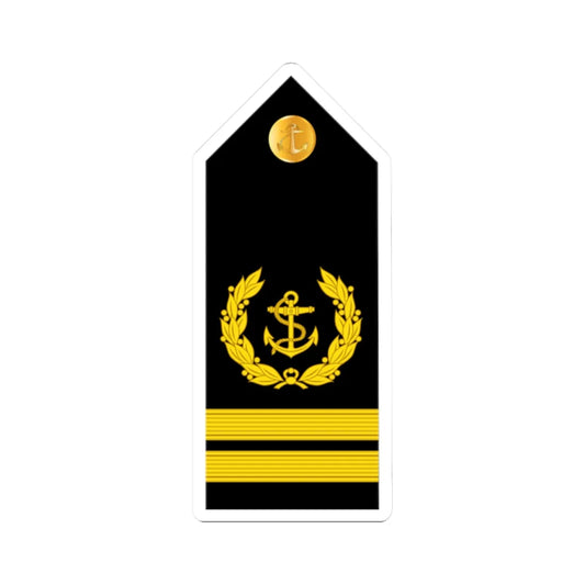 India Navy OR 9 (India) (Military Rank) STICKER Vinyl Kiss-Cut Decal 2 Inch White - The Sticker Space