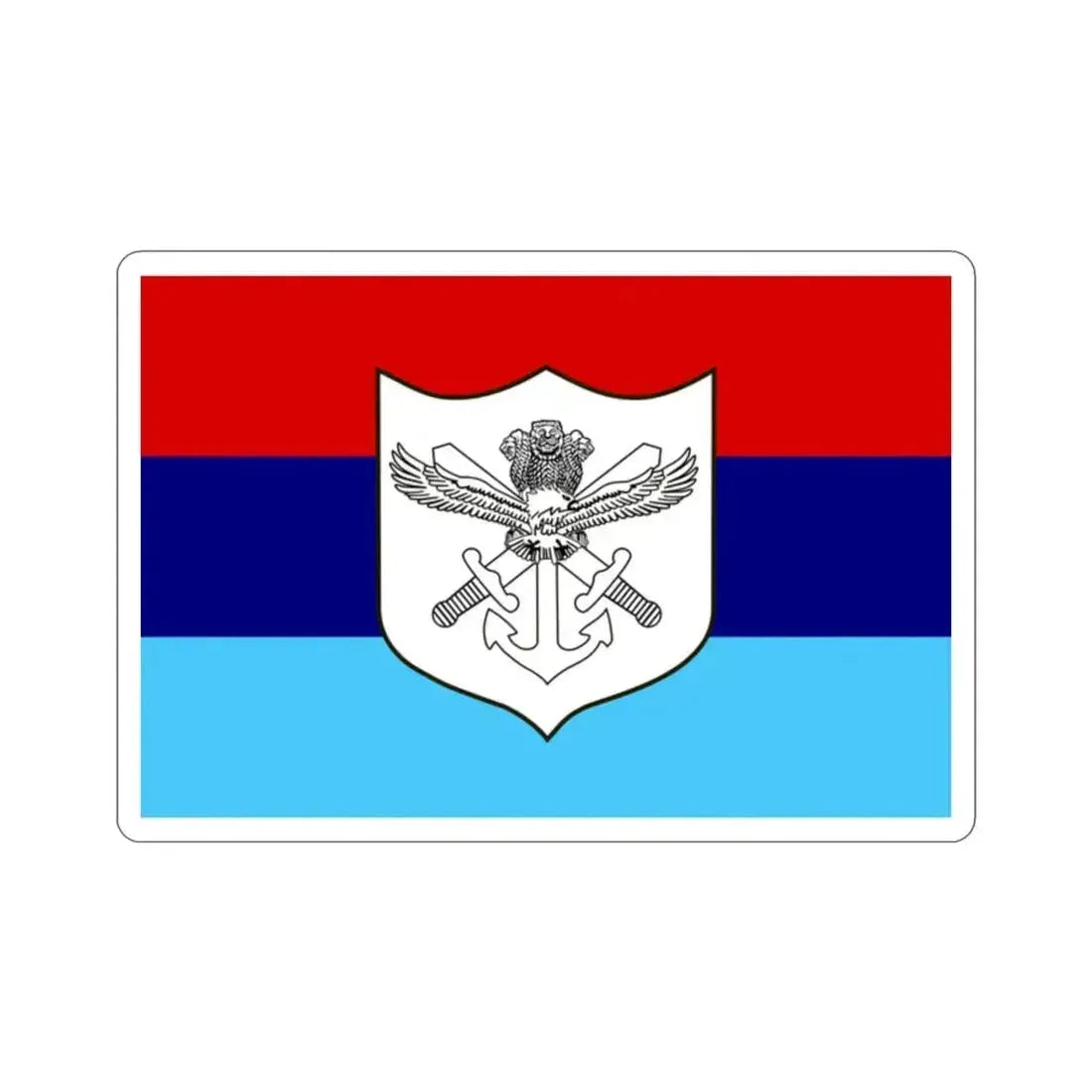 Indian Armed Forces Flag (India) STICKER Vinyl Die-Cut Decal 2 Inch - The Sticker Space