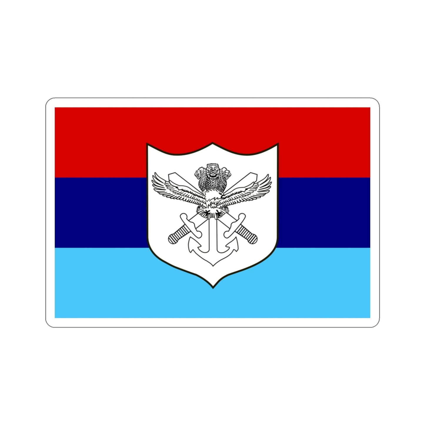 Indian Armed Forces Flag (India) STICKER Vinyl Die-Cut Decal-3 Inch-The Sticker Space