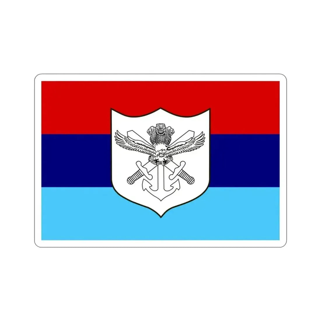 Indian Armed Forces Flag (India) STICKER Vinyl Die-Cut Decal 3 Inch - The Sticker Space