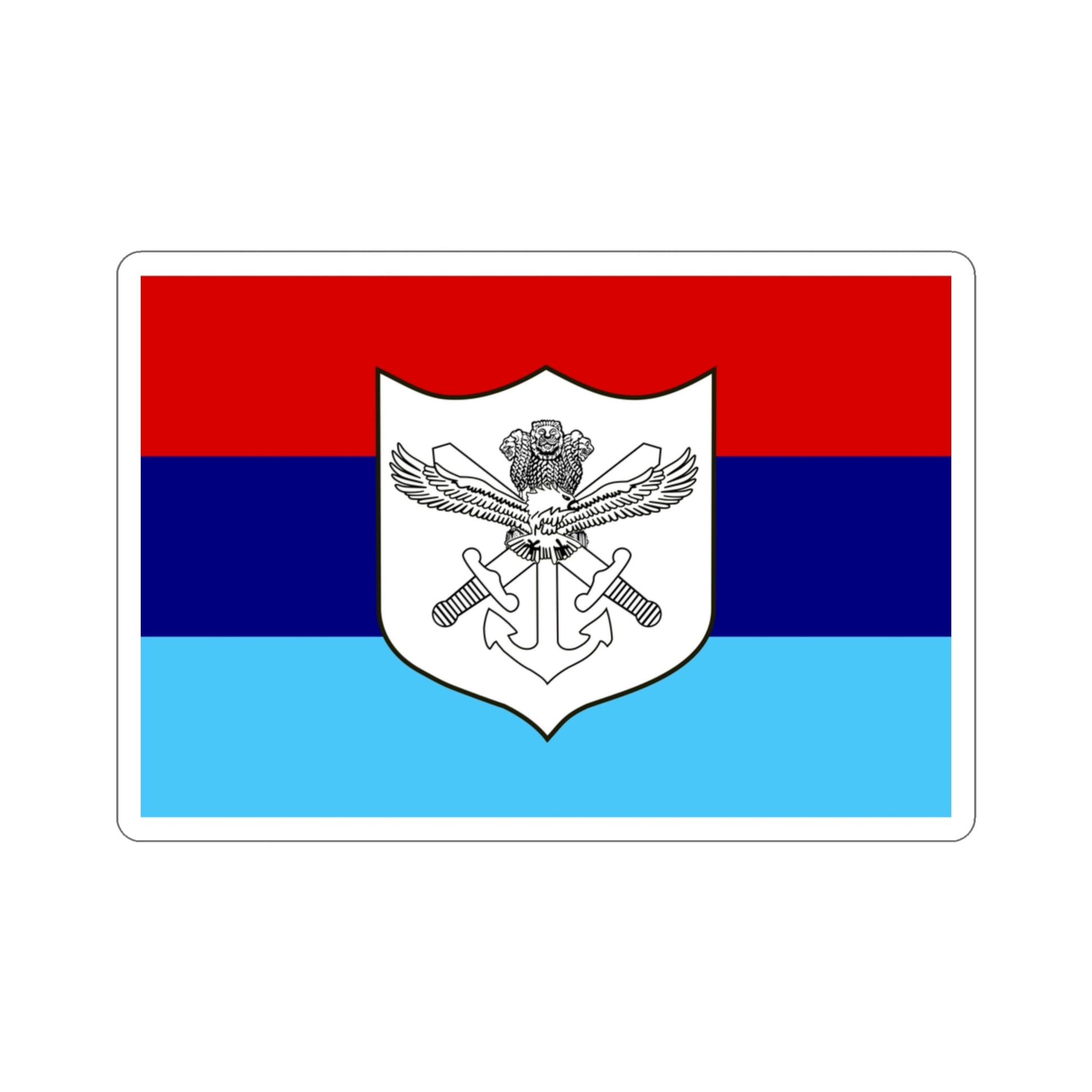 Indian Armed Forces Flag (India) STICKER Vinyl Die-Cut Decal-3 Inch-The Sticker Space