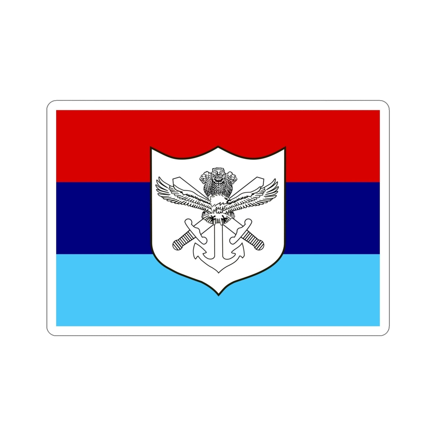 Indian Armed Forces Flag (India) STICKER Vinyl Die-Cut Decal-4 Inch-The Sticker Space