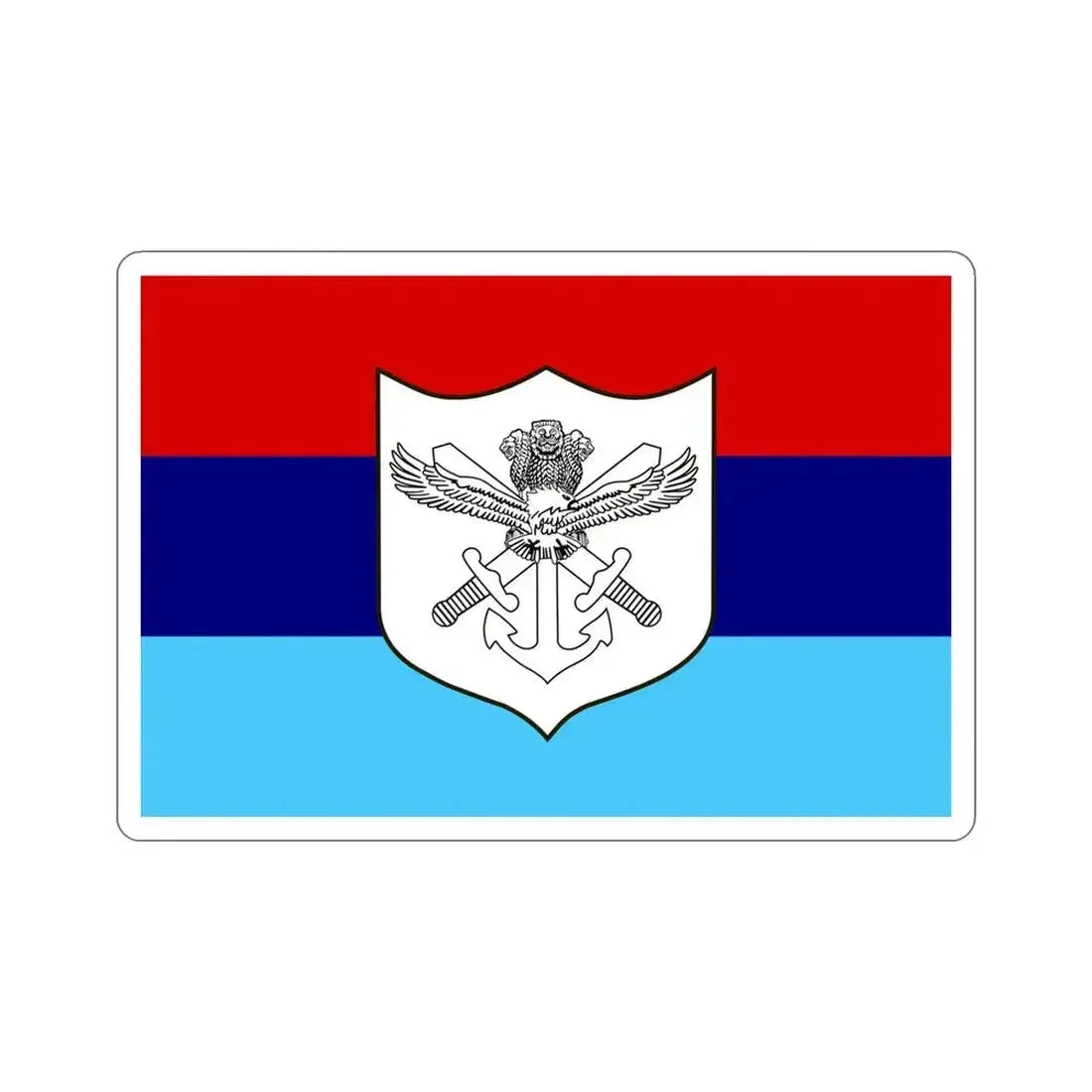 Indian Armed Forces Flag (India) STICKER Vinyl Die-Cut Decal 5 Inch - The Sticker Space