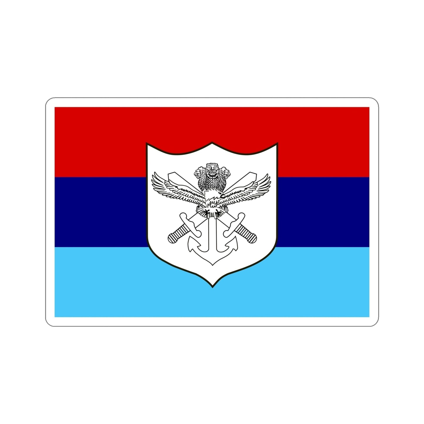 Indian Armed Forces Flag (India) STICKER Vinyl Die-Cut Decal-6 Inch-The Sticker Space