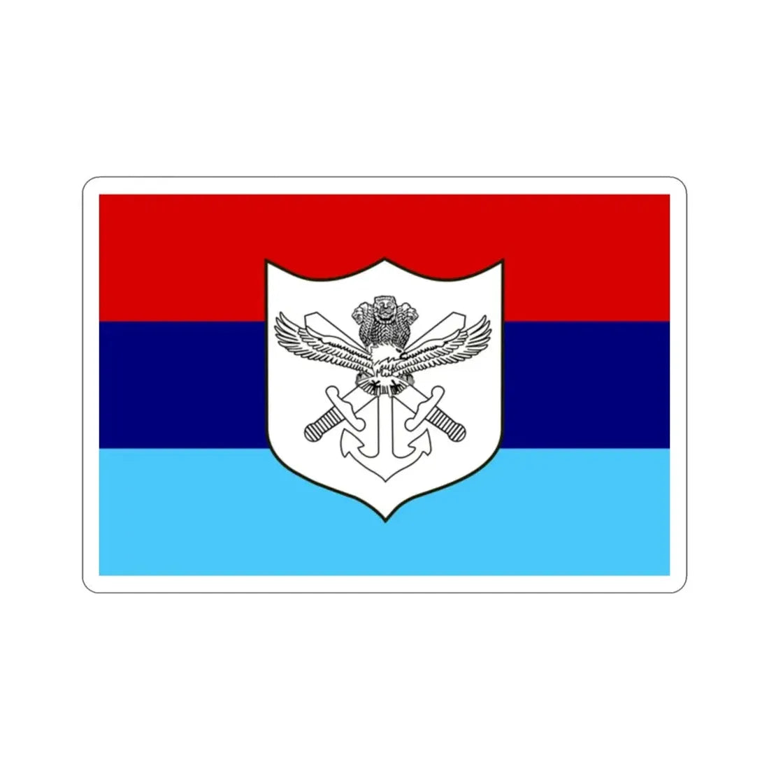 Indian Armed Forces Flag (India) STICKER Vinyl Die-Cut Decal - The Sticker Space