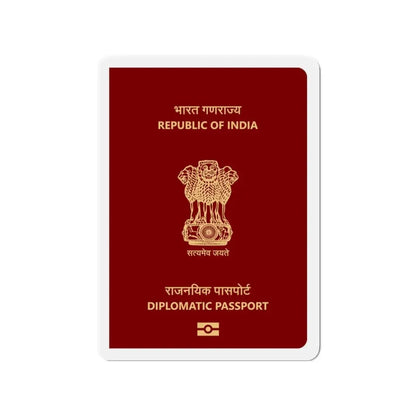 Indian Diplomatic Passport - Refrigerator Magnet - The Sticker Space