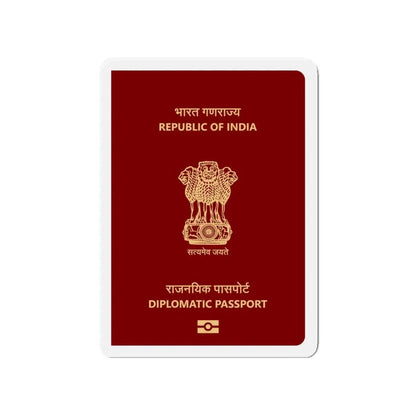 Indian Diplomatic Passport - Refrigerator Magnet - The Sticker Space