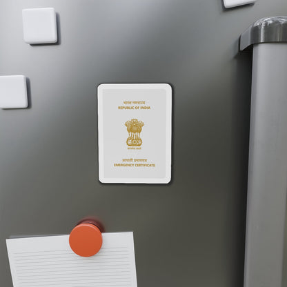 Indian Emergency Certificate - Die-Cut Magnet-The Sticker Space