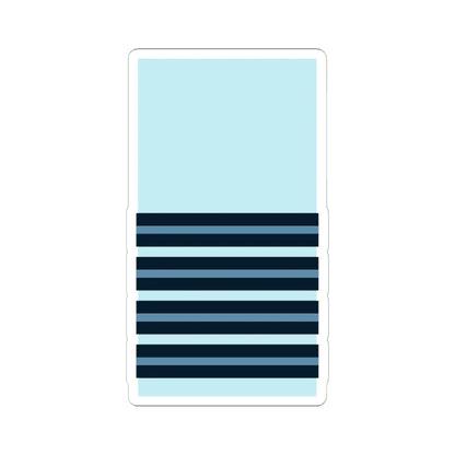 Indian IAF OF 5 (India) (Military Rank) STICKER Vinyl Kiss-Cut Decal 6 Inch White - The Sticker Space