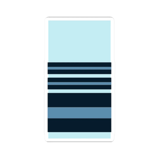 Indian IAF OF 8 (India) (Military Rank) STICKER Vinyl Kiss-Cut Decal 2 Inch White - The Sticker Space