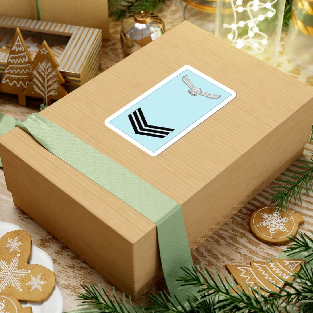 Indian IAF OR 6 (India) (Military Rank) STICKER Vinyl Kiss-Cut Decal - The Sticker Space