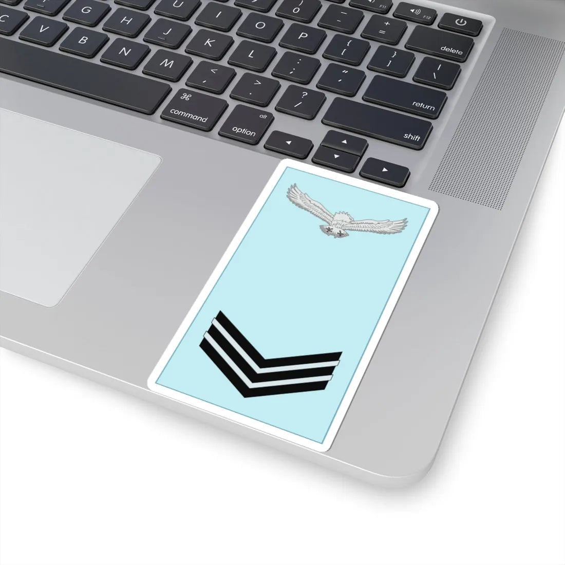 Indian IAF OR 6 (India) (Military Rank) STICKER Vinyl Kiss-Cut Decal - The Sticker Space