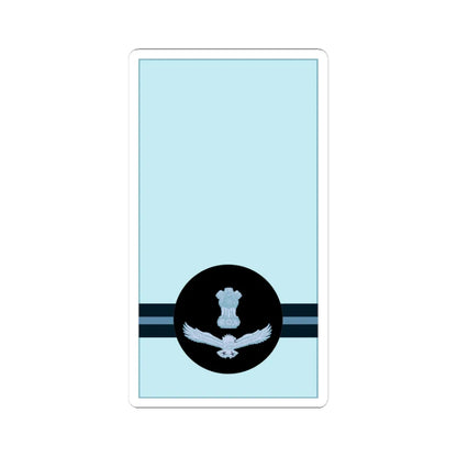 Indian IAF OR 9 (India) (Military Rank) STICKER Vinyl Kiss-Cut Decal 3 Inch White - The Sticker Space