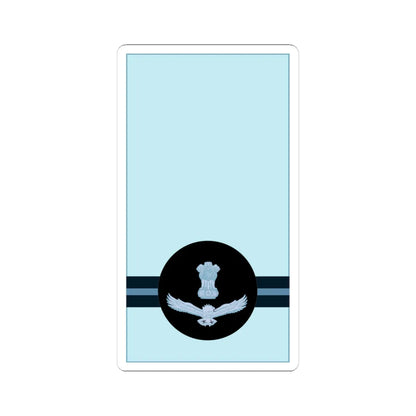 Indian IAF OR 9 (India) (Military Rank) STICKER Vinyl Kiss-Cut Decal 4 Inch White - The Sticker Space