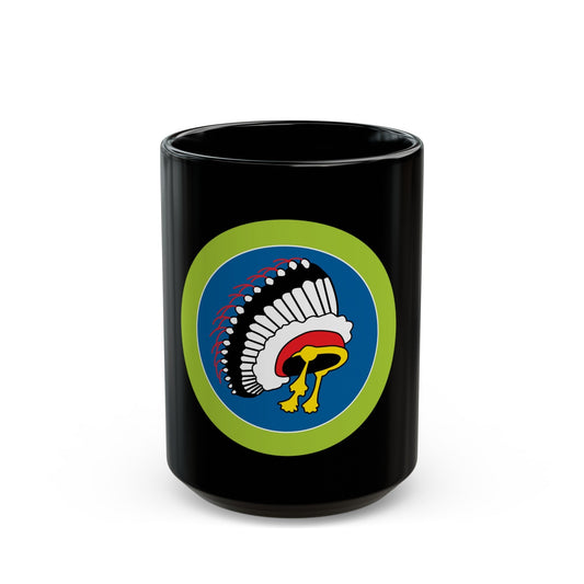 Indian Lore (Boy Scout Merit Badge) Black Coffee Mug-15oz-The Sticker Space