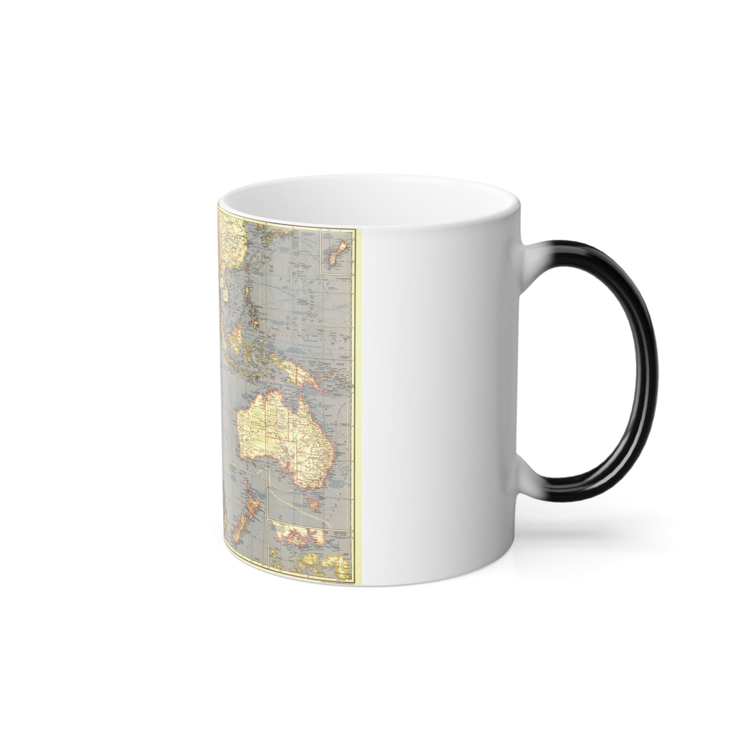 Indian Ocean (1941) (Map) Color Changing Mug 11oz-11oz-The Sticker Space