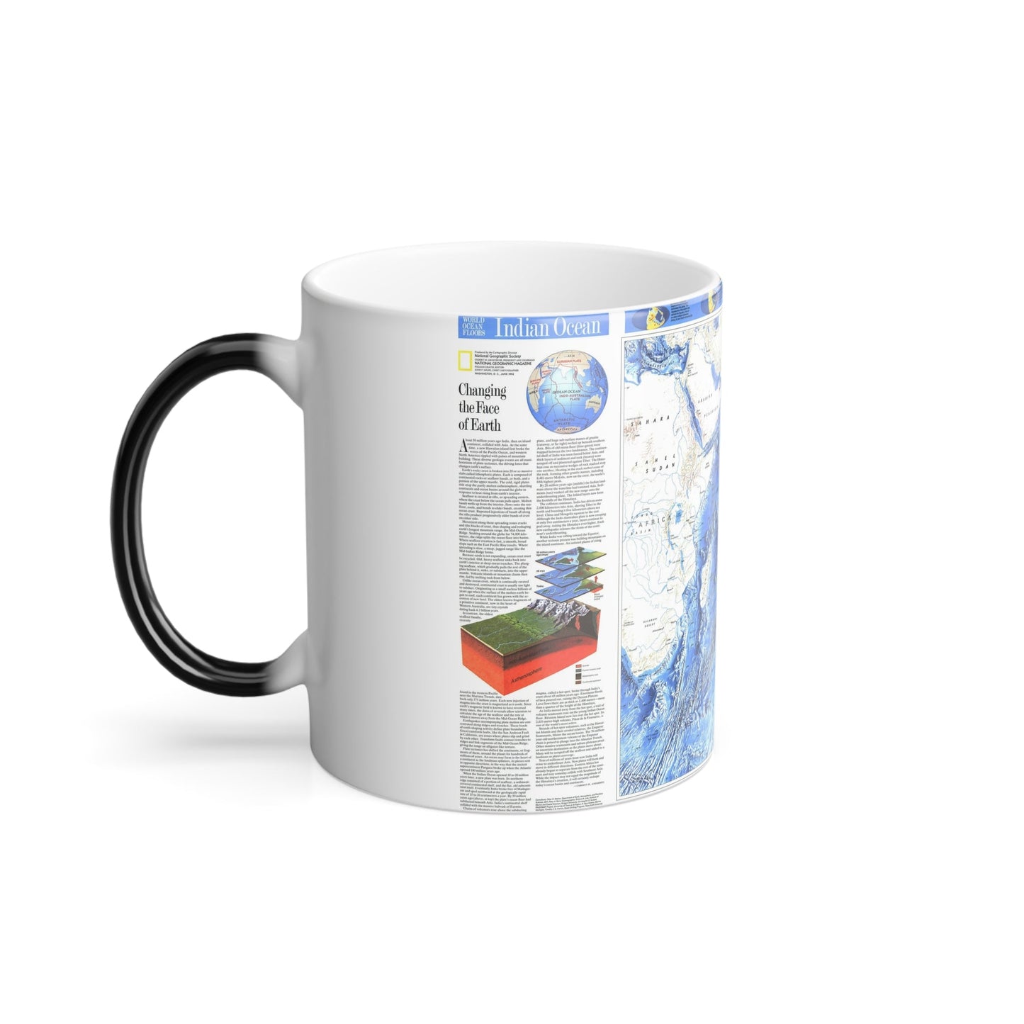 Indian Ocean (1992) (Map) Color Changing Mug 11oz-11oz-The Sticker Space