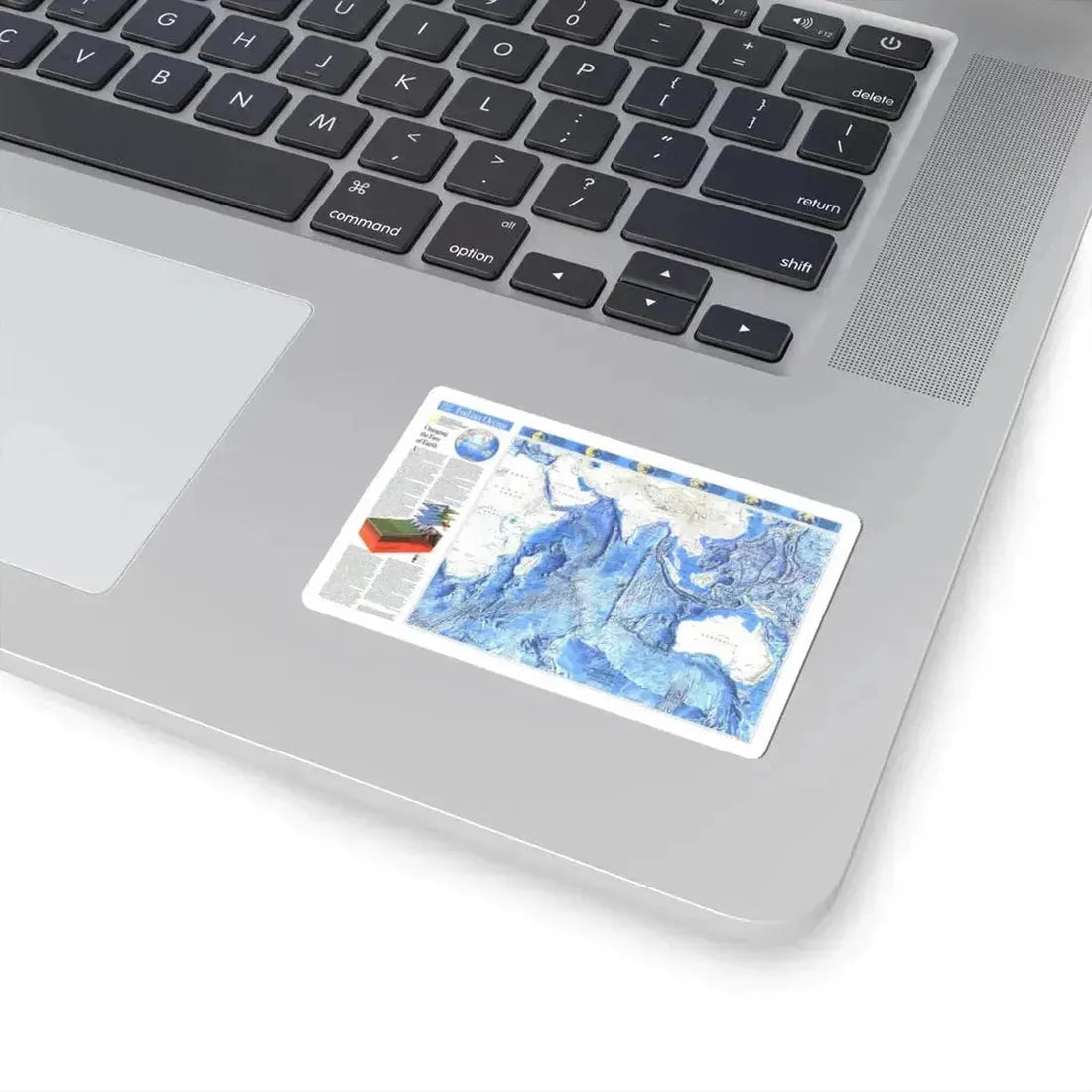 Indian Ocean (1992) (Map) STICKER Vinyl Kiss-Cut Decal - The Sticker Space