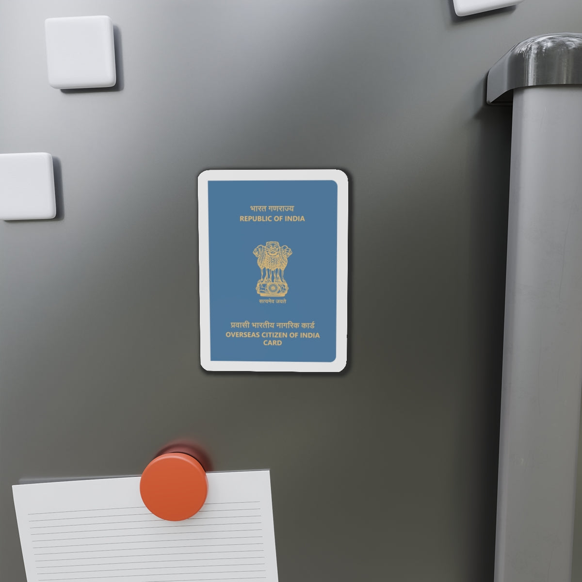 Indian Overseas Card - Die-Cut Magnet-The Sticker Space