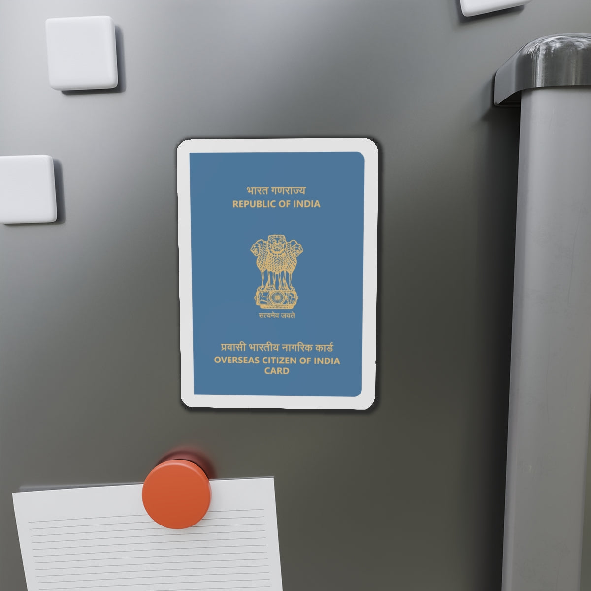 Indian Overseas Card - Die-Cut Magnet-The Sticker Space