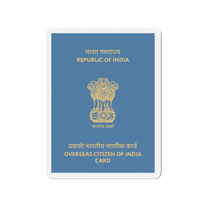 Indian Overseas Card - Refrigerator Magnet 2 Inch - The Sticker Space