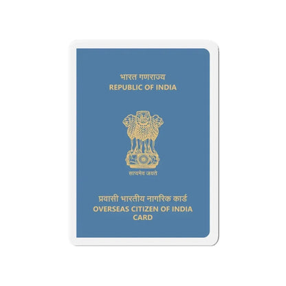 Indian Overseas Card - Refrigerator Magnet 4 Inch - The Sticker Space