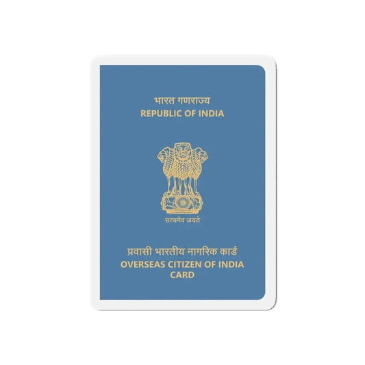 Indian Overseas Card - Refrigerator Magnet 6 Inch - The Sticker Space