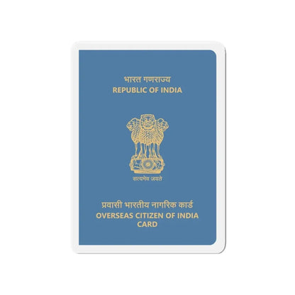Indian Overseas Card - Refrigerator Magnet - The Sticker Space