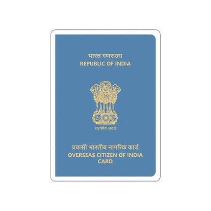 Indian Overseas Card STICKER Vinyl Die-Cut Decal 2 Inch - The Sticker Space