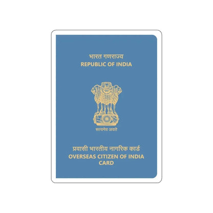 Indian Overseas Card STICKER Vinyl Die-Cut Decal - The Sticker Space