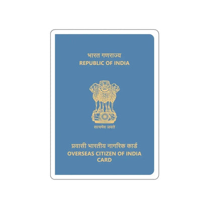 Indian Overseas Card STICKER Vinyl Die-Cut Decal - The Sticker Space