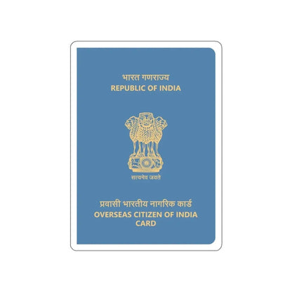 Indian Overseas Card STICKER Vinyl Die-Cut Decal - The Sticker Space