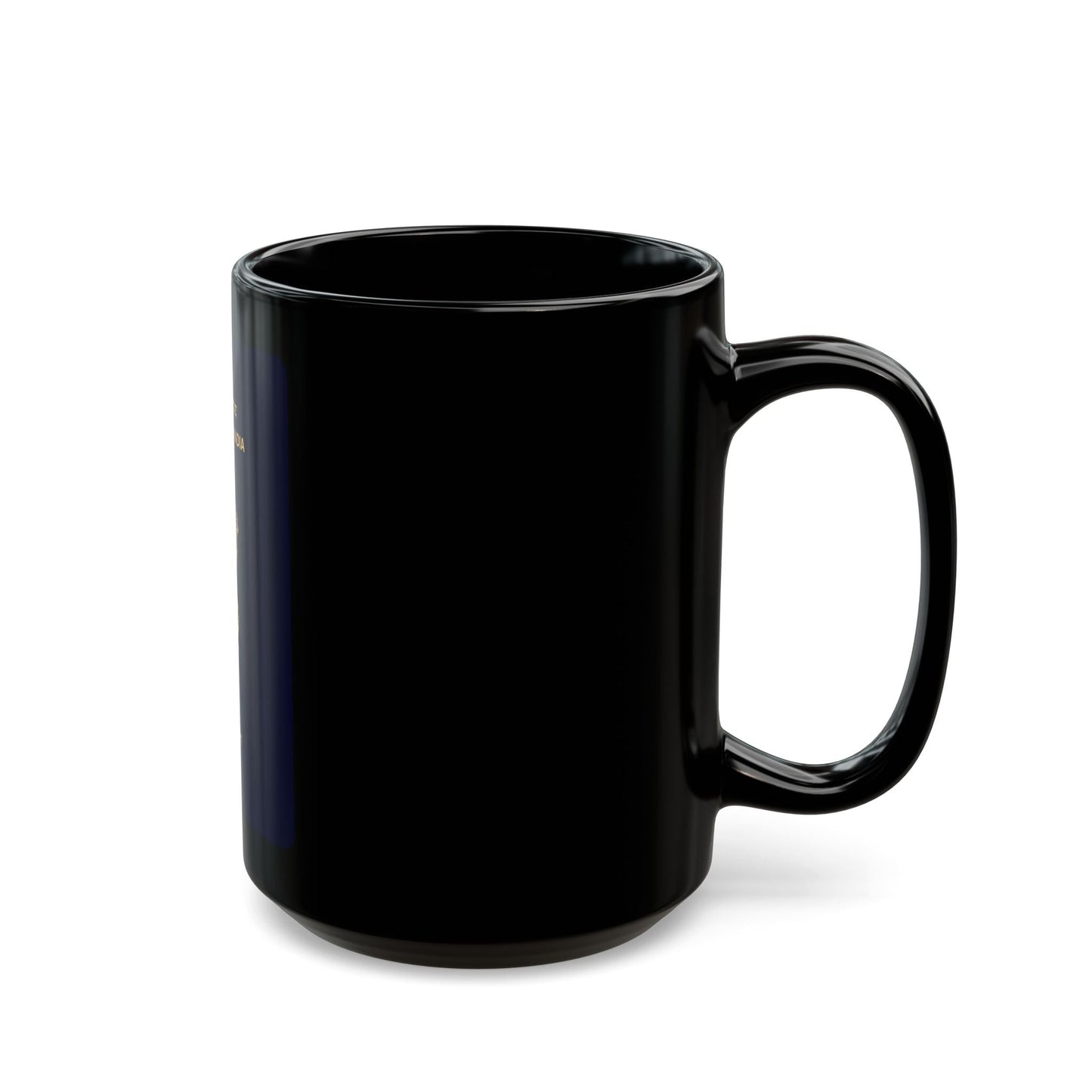 Indian Passport - Black Coffee Mug