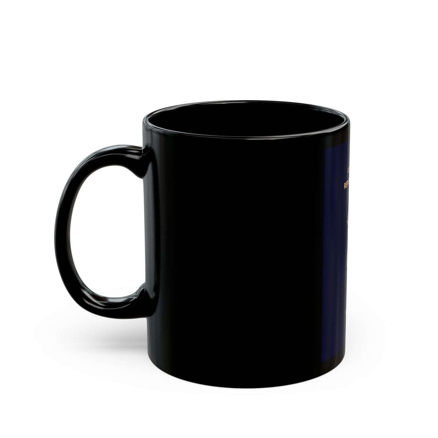 Indian Passport - Black Coffee Mug